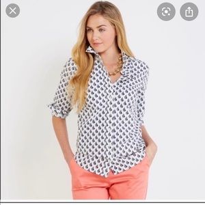 Vineyard Vines Sailboat Print Button Up